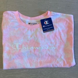 champion cropped tee shirt